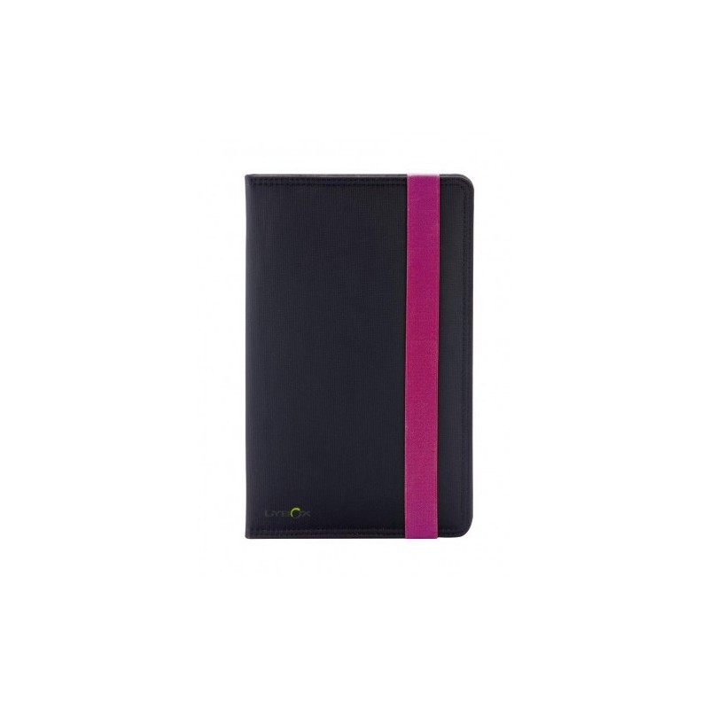 Ziron LY015 funda para tablet 20,3 cm (8") Folio Negro, Púrpura