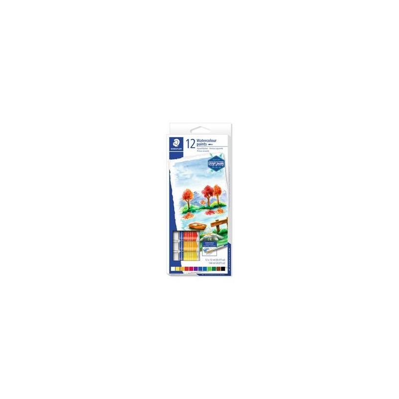 Staedtler 8880 pintura a base de agua Multi 12 ml Tubo 12 pieza(s)
