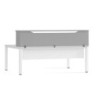 MODULO RECEPCION ALTILLO 180CM GRIS / GRIS MEDIDAS 180X40X30CM. (MESA NO INCLUIDA EN EL PRECIO, SE COMPRA APARTE) ROCADA 5018AN02