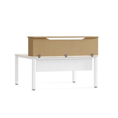 MODULO RECEPCION ALTILLO 160CM ROBLE / ROBLE. MEDIDAS 160X40X30CM. (MESA NO INCLUIDA EN EL PRECIO, SE COMPRA APARTE) ROCADA 5016AR08