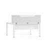 MODULO RECEPCION ALTILLO 140CM BLANCO / BLANCO. MEDIDAS 140X40X30CM. (MESA NO INCLUIDA EN EL PRECIO, SE COMPRA APARTE) ROCADA 5014AW04
