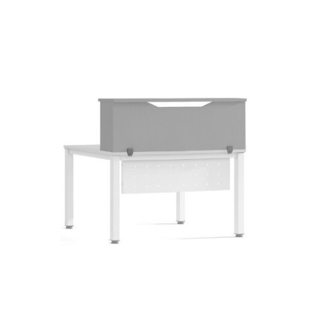 MODULO RECEPCION ALTILLO 100CM GRIS / GRIS. MEDIDAS 100X40X30CM. (MESA NO INCLUIDA EN EL PRECIO, SE COMPRA APARTE) ROCADA 5010AN02