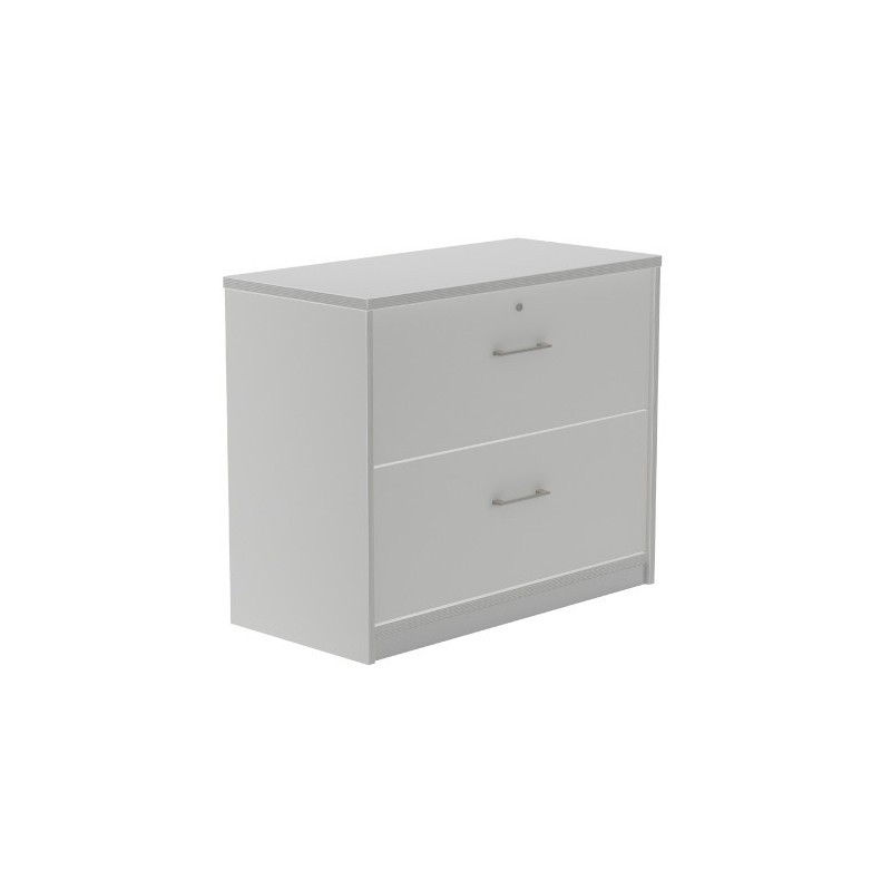 ARMARIO CARPETERO BAJO 78X90X45 ESTRUCTURA ALUMINIO/FRONTALES GRIS ROCADA 1006AB02