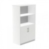 ARMARIO MEDIO CON PUERTAS BAJAS 156X90X45 ESTRUCTURA BLANCA/PUERTAS BLANCO ROCADA 1057AW04