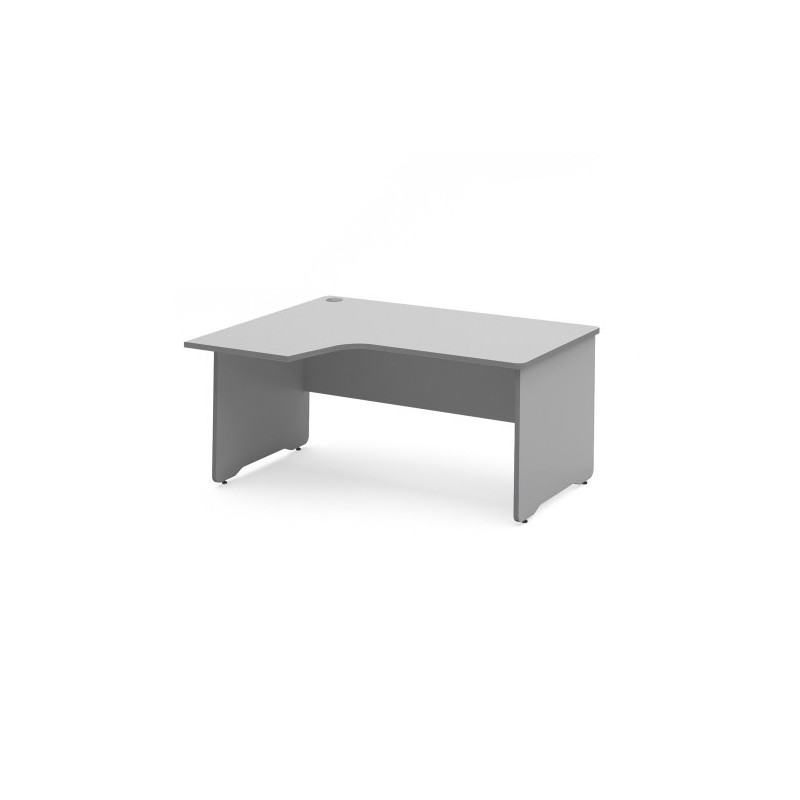 MESA DE OFICINA SERIE WORK CON FORMA DE L IZQUIERDA 180X120 GRIS / GRIS ROCADA 2054AB02
