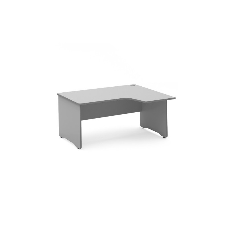 MESA DE OFICINA SERIE WORK CON FORMA DE L DERECHA 180X120 GRIS / GRIS ROCADA 2052AB02