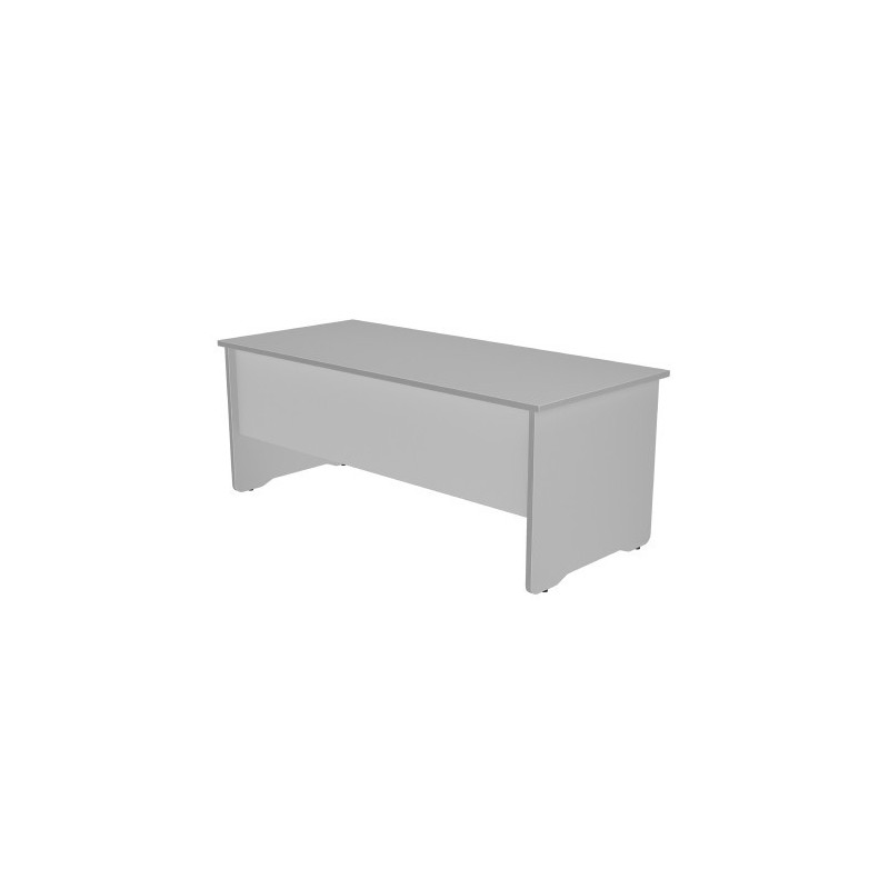 MESA DE OFICINA SERIE WORK 180X80 GRIS / GRIS ROCADA 2003AB02