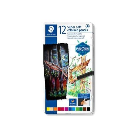 ESTUCHE DE METAL CON 12 LÁPICES, COLORES SURTIDOS STAEDTLER 149C M12