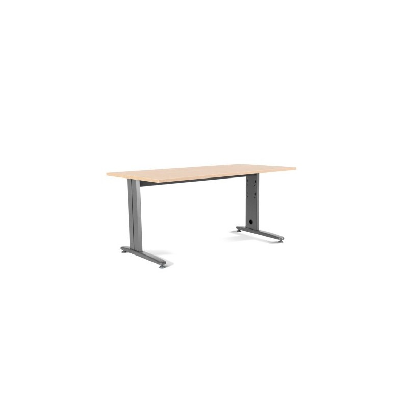 MESA DE OFICINA SERIE METAL 180X80 GRIS / HAYA ROCADA 2003AC01