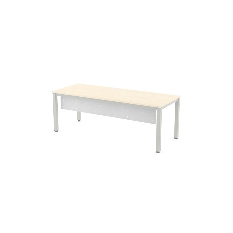 FALDÓN METÁLICO BLANCO PARA MESA DE OFICINA SERIE EXECUTIVE, BLANCA Y TOTAL 200CM. ROCADA 2942W