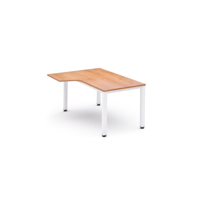 MESA DE OFICINA SERIE EXECUTIVE FORMA L IZQUIERDA 160X120 BLANCO/ROBLE ROCADA 2053AM08