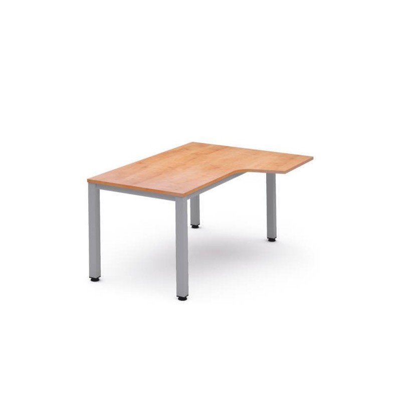 MESA DE OFICINA SERIE EXECUTIVE FORMA L DERECHA 160X120 GRIS / ROBLE ROCADA 2051AD08