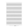 PIZARRA SKINMUSIC 100X150CM LACADA BLANCO PENTAGRAMA ROCADA 6421RM