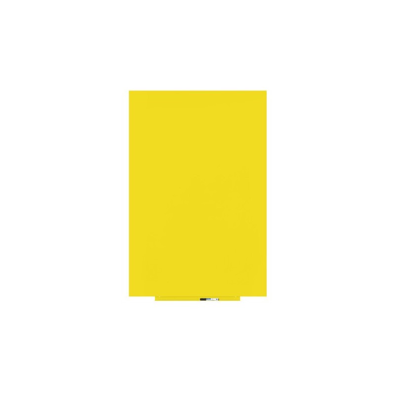 PIZARRA SIN MARCO SKINWHITEBOARD COLOR AMARILLO TRÁFICO ESCALA DE AMARILLOS. MEDIDA 100X150CM MAGNÉTICA MODULAR ROCADA 6421R-1023