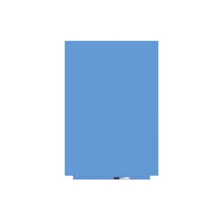 PIZARRA SIN MARCO SKINWHITEBOARD COLOR AZUL LUMINOSO ESCALA DE AZULES. MEDIDA 75X115CM MAGNÉTICA MODULAR ROCADA 6420R-630