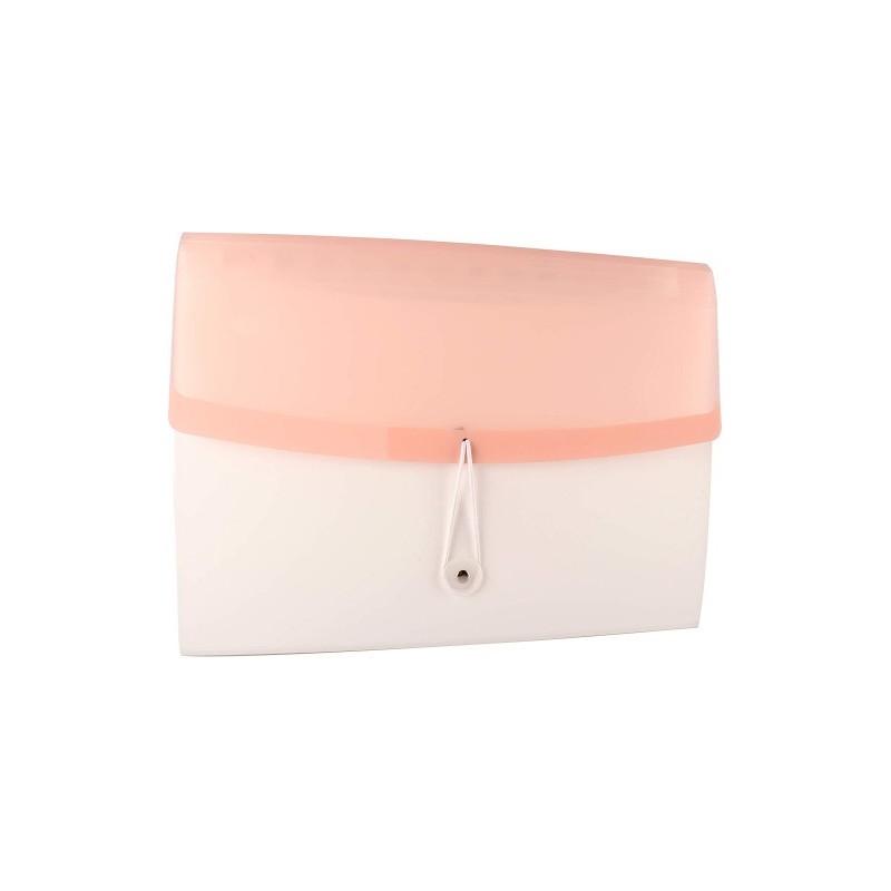 CARPETA ACORDEÓN DISEÑO CON 13 COMPARTIMENTOS COLOR DREAM ROSA TARIFOLD 511323