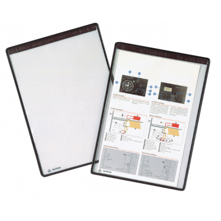 PACK DE 5 FUNDAS MAGNÉTICA CON MARCO NEGRO TARIFOLD 194607