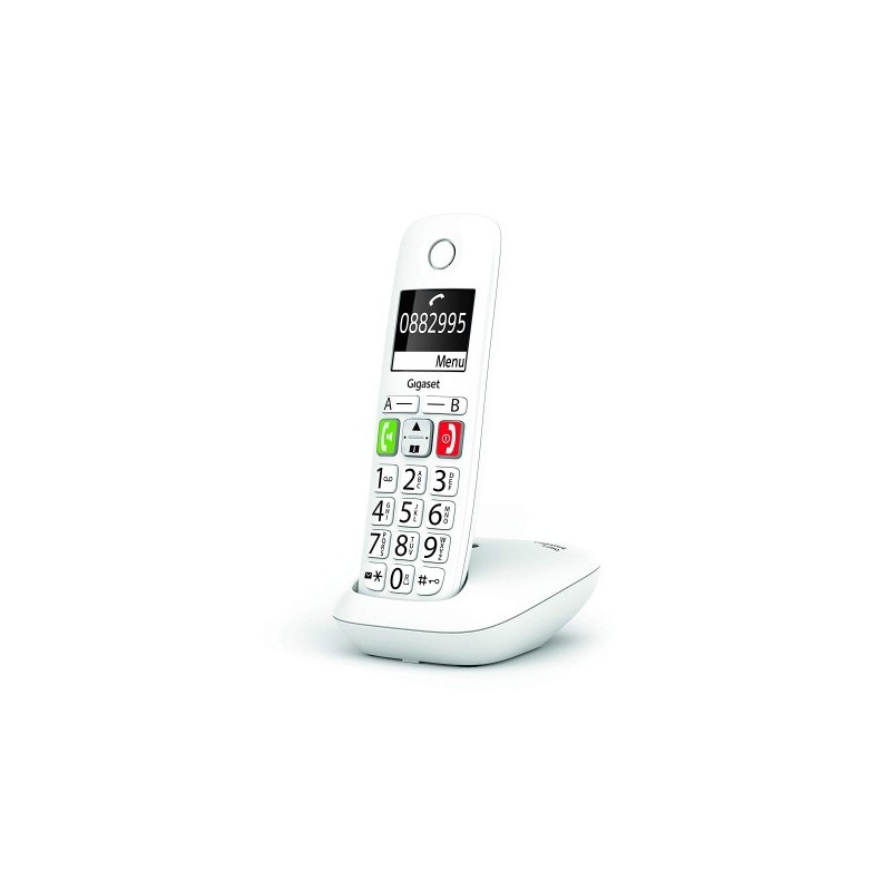 Gigaset E290 Teléfono DECT/analógico Identificador de llamadas Blanco