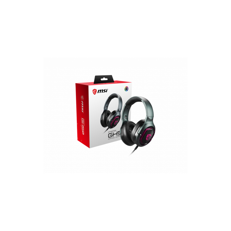 MSI Immerse GH50 Auriculares Diadema Negro