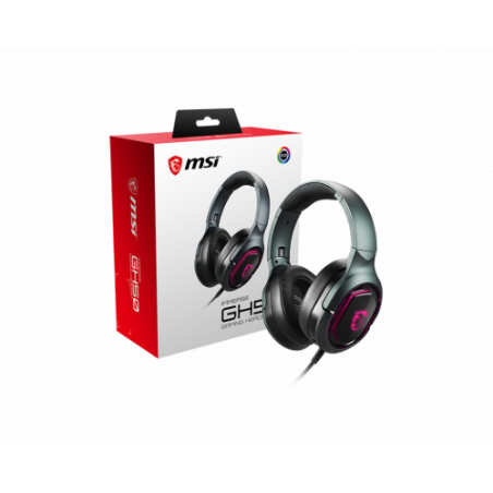 MSI Immerse GH50 Auriculares Diadema Negro