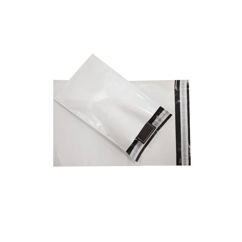 CAJA DE 500 BOLSAS E-COMERCE OPACAS 70% LDPE RECICLADO 350X450+40 MM BC35045060SIN