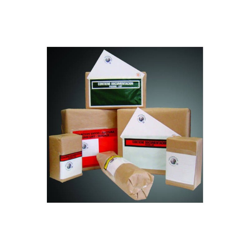 CAJA DE 1.000 SOBRES PACKING LIST A6/C6-165X115 MM TRANSPARENTE P857 F