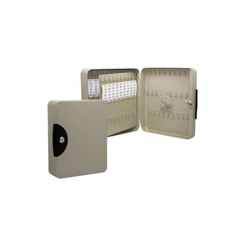 CAJA GUARDALLAVES METALICA 108 LLAVES EN COLOR GRIS BISMARK 319904