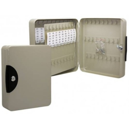 CAJA GUARDALLAVES METALICA 108 LLAVES EN COLOR GRIS BISMARK 319904