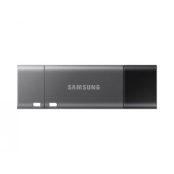 Samsung DUO Plus unidad flash USB 256 GB USB Type-A / USB Type-C 3.2 Gen 1 (3.1 Gen 1) Negro, Plata