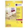 PAQUETE 25 HOJAS ETIQUETAS FLUORESCENTES DESPEGABLES-ROJAS-IMPRESORAS LÁSER-99,1X38,1 MM AVERY L7263R-25
