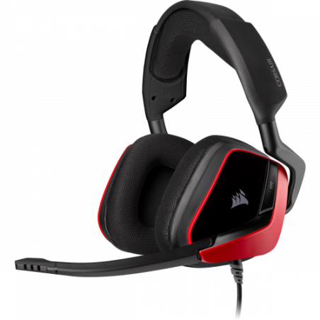 Corsair VOID ELITE SURROUND Auriculares Diadema Negro, Rojo