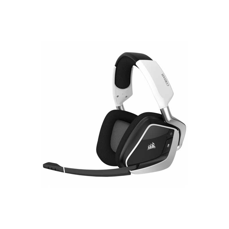 Corsair VOID RGB ELITE Wireless Auriculares Diadema Negro, Blanco
