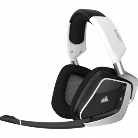 Corsair VOID RGB ELITE Wireless Auriculares Diadema Negro, Blanco