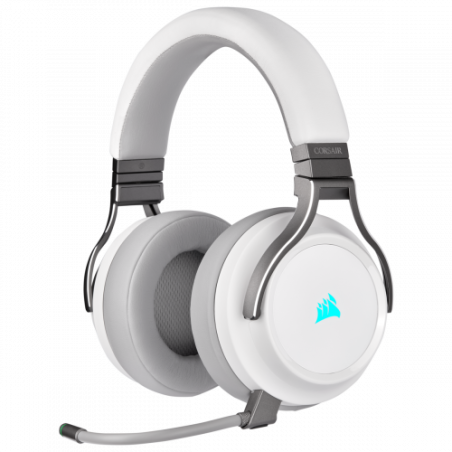 Corsair Virtuoso RGB Auriculares Diadema Conector de 3,5 mm USB tipo A Blanco