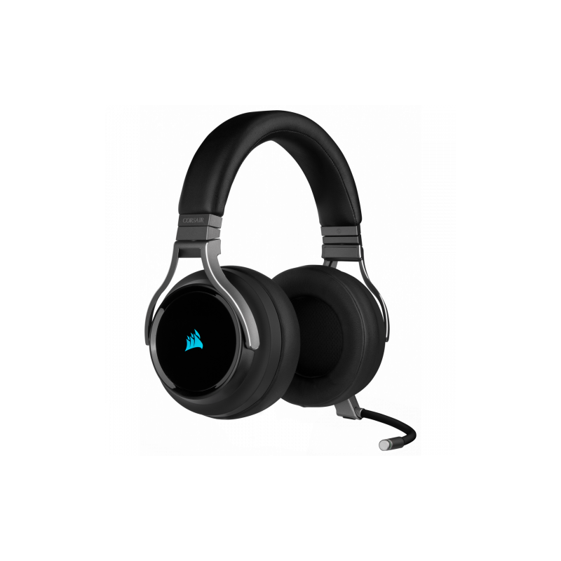 Corsair Virtuoso RGB Auriculares Diadema Conector de 3,5 mm USB tipo A Carbono