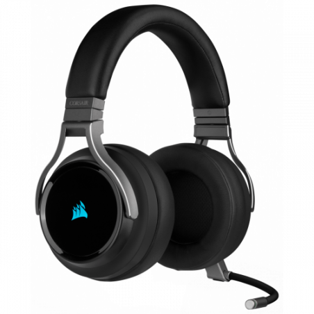 Corsair Virtuoso RGB Auriculares Diadema Conector de 3,5 mm USB tipo A Carbono