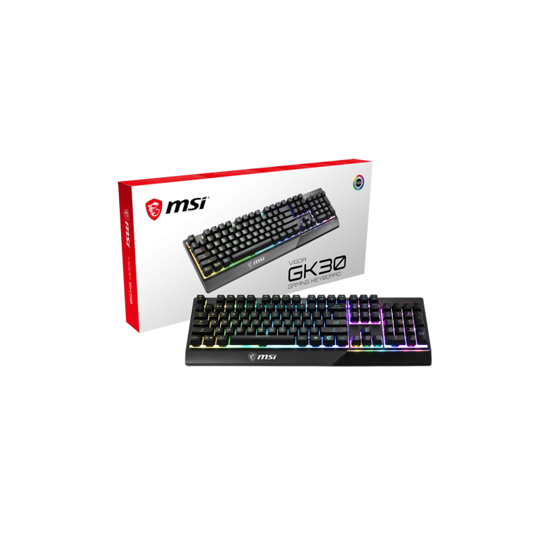 MSI S11-04ES601-CLA teclado USB QWERTY Inglés del Reino Unido Negro