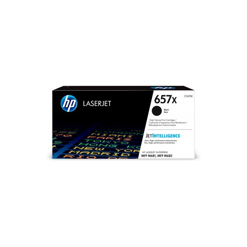 HP TONER 657X NEGRO ALTA CAPACIDAD LASERJET M681 (CF470X)