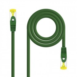 Nanocable Cable de red latiguillo RJ45 LSZH Cat.6A SFTP AWG26, Verde, 0.5m