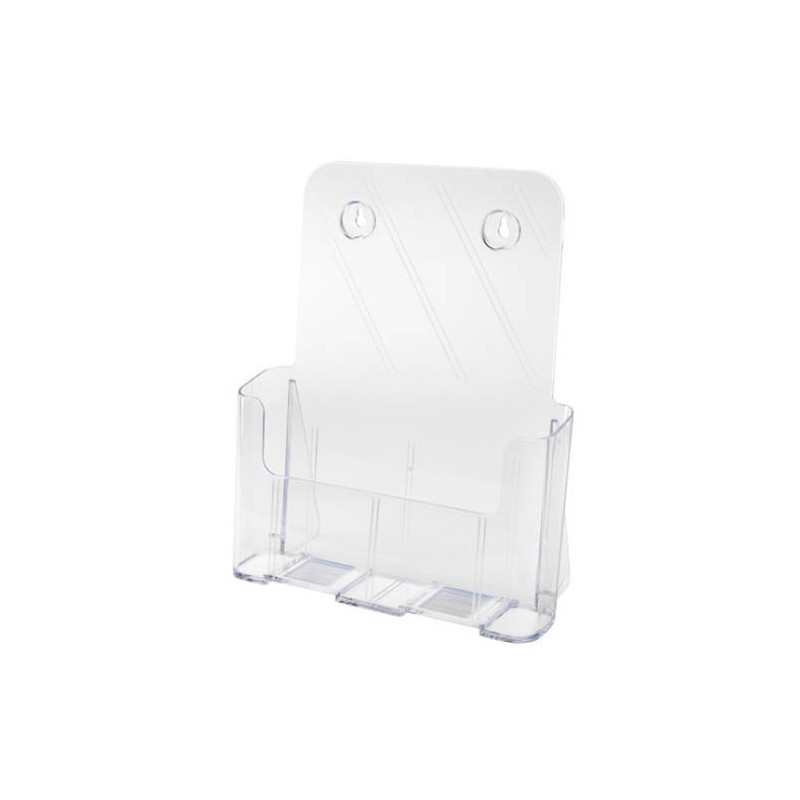 EXPOSITOR SOBREMESA INDIVIDUAL VERTICAL MURAL TRANSPARENTE A4 DEFLECTO 77001