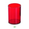 CUBILETE DE PLASTICO 78 MM. DIAMETRO X 100 MM. ALTO TRANSPARENTE ROJO FAIBO 205-53