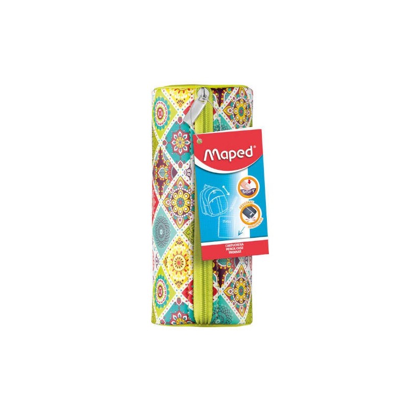 PORTATODO EN FORMA DE TUBO MODELO MANDALAS MAPED 934836