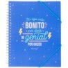 CARPETA CON HOJAS TRANSPARENTES - NO DEJES NADA BONITO POR DECIR MR.WONDERFUL WOA10275ES