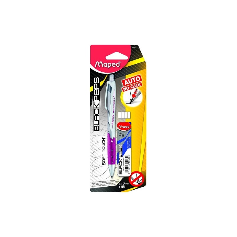 BLISTER 1 PORTAMINAS LONG LIFE HB 0,7 MM. AUTOMATICO MAPED 559911