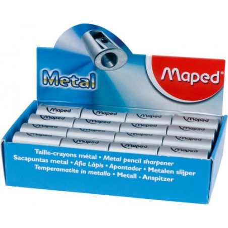 EXPOSITOR 32 AFILALAPICES DE METAL SATELLITE 2 COLORES SURTIDOS NEGRO/METALICO MAPED 534019
