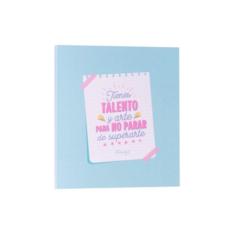 CARPETA ARCHIVADORA - TIENES TALENTO Y ARTE MR.WONDERFUL WOA10220ES
