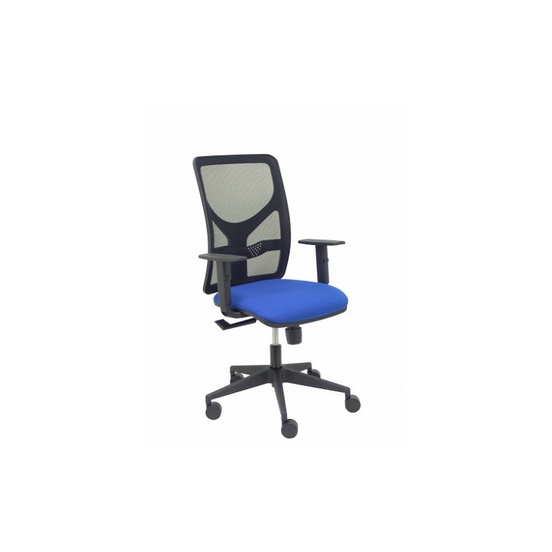 SILLA MODELO MOTILLA MALLA NEGRA BRAZO REGULABLE ASIENTO BALI AZUL PIQUERAS Y CRESPO 21SBALI229B10