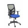 SILLA MODELO MOTILLA MALLA NEGRA BRAZO REGULABLE ASIENTO BALI AZUL PIQUERAS Y CRESPO 21SBALI229B10