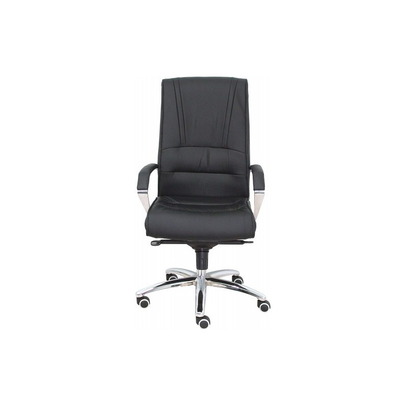 SILLÓN MODELO GINETA SIMIL PIEL NEGRO PIQUERAS Y CRESPO 251CBNE