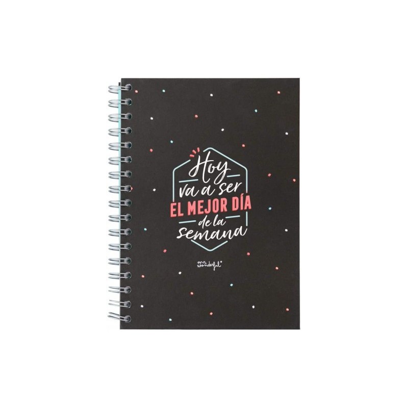 LIBRETA - HOY VA A SER EL MEJOR DÍA DE LA SEMANA MR.WONDERFUL WOA09985ES